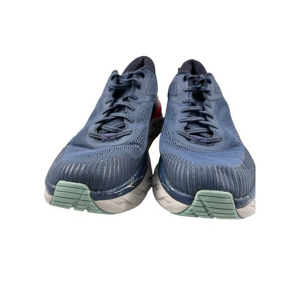 Hoka One One Bondi 7 Mens Size 12.5 Blue Grey Shoes Sneakers 1110518-RTOS main image 11